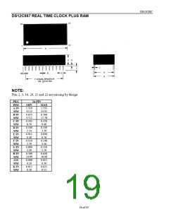 浏览型号12C887的Datasheet PDF文件第19页