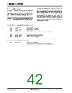 浏览型号12CE673的Datasheet PDF文件第42页