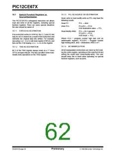 浏览型号12CE673的Datasheet PDF文件第62页