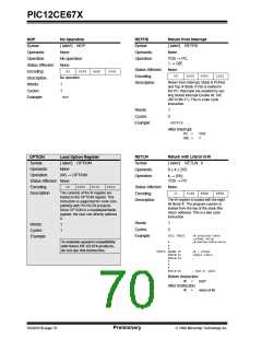 浏览型号12CE673的Datasheet PDF文件第70页