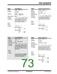 浏览型号12CE673的Datasheet PDF文件第73页