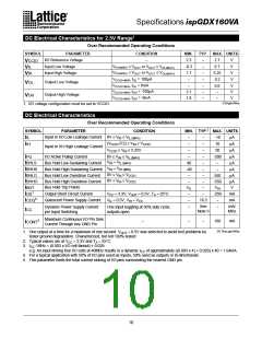 浏览型号ISPGDX160VA-3Q208的Datasheet PDF文件第10页