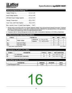 浏览型号ISPGDX160VA-3Q208的Datasheet PDF文件第16页