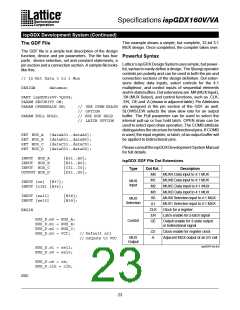 浏览型号ISPGDX160VA-3Q208的Datasheet PDF文件第23页