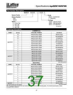 浏览型号ISPGDX160VA-3Q208的Datasheet PDF文件第37页
