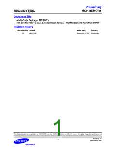 浏览型号K5A3280YTC-T855的Datasheet PDF文件第1页