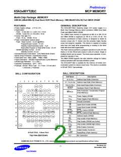 浏览型号K5A3280YTC-T855的Datasheet PDF文件第2页