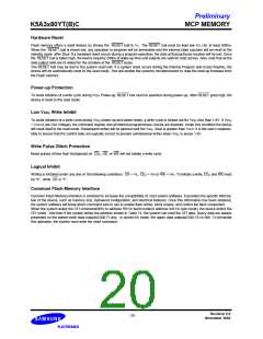 浏览型号K5A3280YTC-T855的Datasheet PDF文件第20页