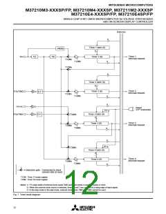 浏览型号M37211M2-011SP的Datasheet PDF文件第12页