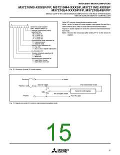 浏览型号M37211M2-526SP的Datasheet PDF文件第15页