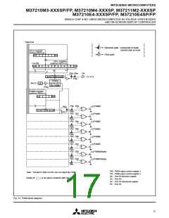 浏览型号M37211M2-526SP的Datasheet PDF文件第17页