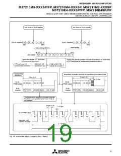 浏览型号M37211M2-011SP的Datasheet PDF文件第19页