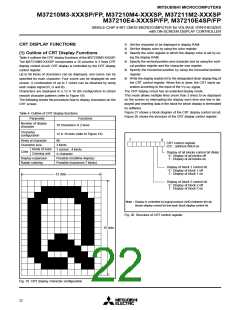 浏览型号M37211M2-526SP的Datasheet PDF文件第22页