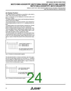 浏览型号M37211M2-526SP的Datasheet PDF文件第24页