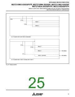 浏览型号M37211M2-526SP的Datasheet PDF文件第25页