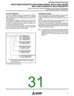 浏览型号M37211M2-526SP的Datasheet PDF文件第31页