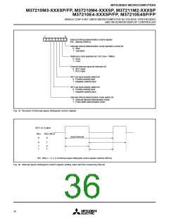 浏览型号M37211M2-526SP的Datasheet PDF文件第36页