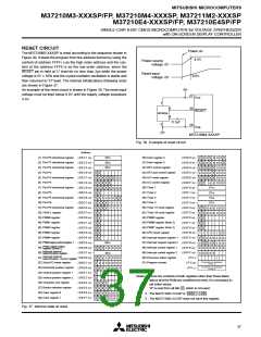 浏览型号M37211M2-526SP的Datasheet PDF文件第37页