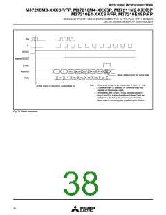 浏览型号M37211M2-526SP的Datasheet PDF文件第38页
