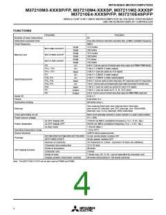 浏览型号M37211M2-526SP的Datasheet PDF文件第4页