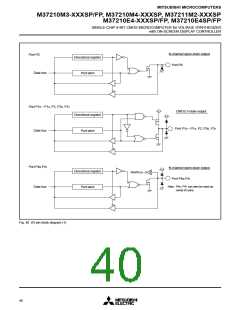 浏览型号M37211M2-526SP的Datasheet PDF文件第40页