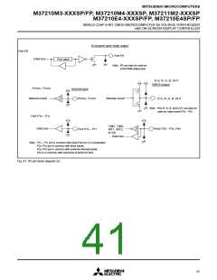 浏览型号M37211M2-526SP的Datasheet PDF文件第41页