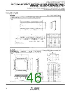 浏览型号M37211M2-526SP的Datasheet PDF文件第46页