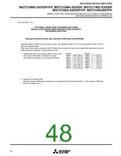 浏览型号M37211M2-526SP的Datasheet PDF文件第48页