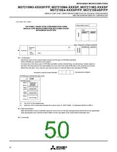 浏览型号M37211M2-526SP的Datasheet PDF文件第50页