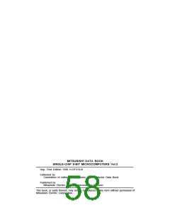 浏览型号M37211M2-526SP的Datasheet PDF文件第58页