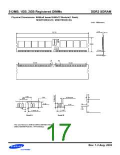 浏览型号M393T2950CZ3-CCC的Datasheet PDF文件第17页