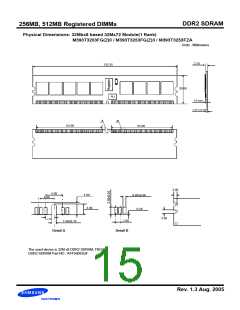 浏览型号M393T6453FZ3-CC的Datasheet PDF文件第15页