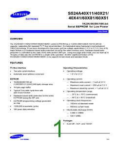 浏览型号S524A60X81-SC的Datasheet PDF文件第1页