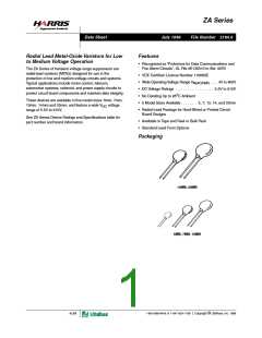 浏览型号V120ZA4的Datasheet PDF文件第1页
