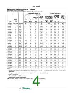 浏览型号V120ZA4的Datasheet PDF文件第4页
