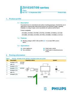 浏览型号Z0103的Datasheet PDF文件第1页
