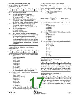 浏览型号ADS1218Y250的Datasheet PDF文件第17页