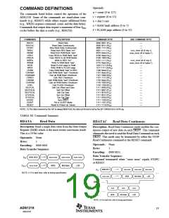 浏览型号ADS1218Y250的Datasheet PDF文件第19页