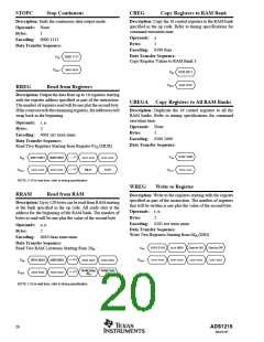 浏览型号ADS1218Y250的Datasheet PDF文件第20页