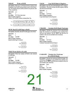 浏览型号ADS1218Y250的Datasheet PDF文件第21页