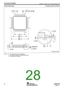浏览型号ADS1218Y250的Datasheet PDF文件第28页