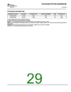 浏览型号ADS1218Y250的Datasheet PDF文件第29页