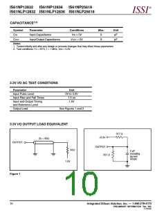 浏览型号IS61NLP12836-5B的Datasheet PDF文件第10页