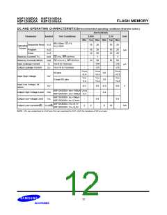 浏览型号K9F1216U0A-Y的Datasheet PDF文件第12页