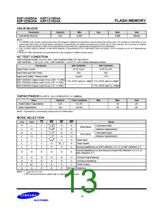 浏览型号K9F1216U0A-Y的Datasheet PDF文件第13页