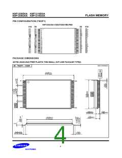 浏览型号K9F1216U0A-Y的Datasheet PDF文件第4页