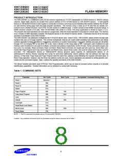 浏览型号K9K1216U0C的Datasheet PDF文件第8页