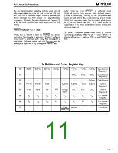 浏览型号MT91L60AS的Datasheet PDF文件第11页