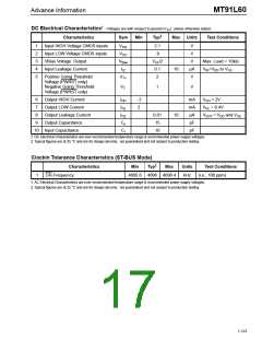 浏览型号MT91L60AS的Datasheet PDF文件第17页