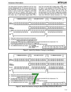 浏览型号MT91L60AS的Datasheet PDF文件第7页